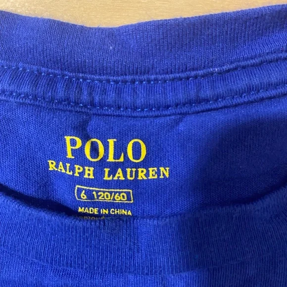 Polo Ralph Lauren Tee Size 6 (AS) - Picture 6 of 9